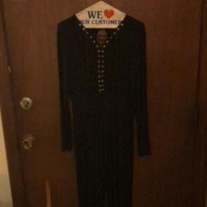 Soft long sleeve jumper criss cross ties at top( optional)